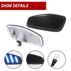 2X Smoked Ice Blue LED Side Marker Lights for Jeep Renegade (2015–2023)