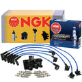 Set of 6 NGK Iridium IX Spark Plugs & Ignition Coil Wires for Ford 4.0 V6 (2001–2010)