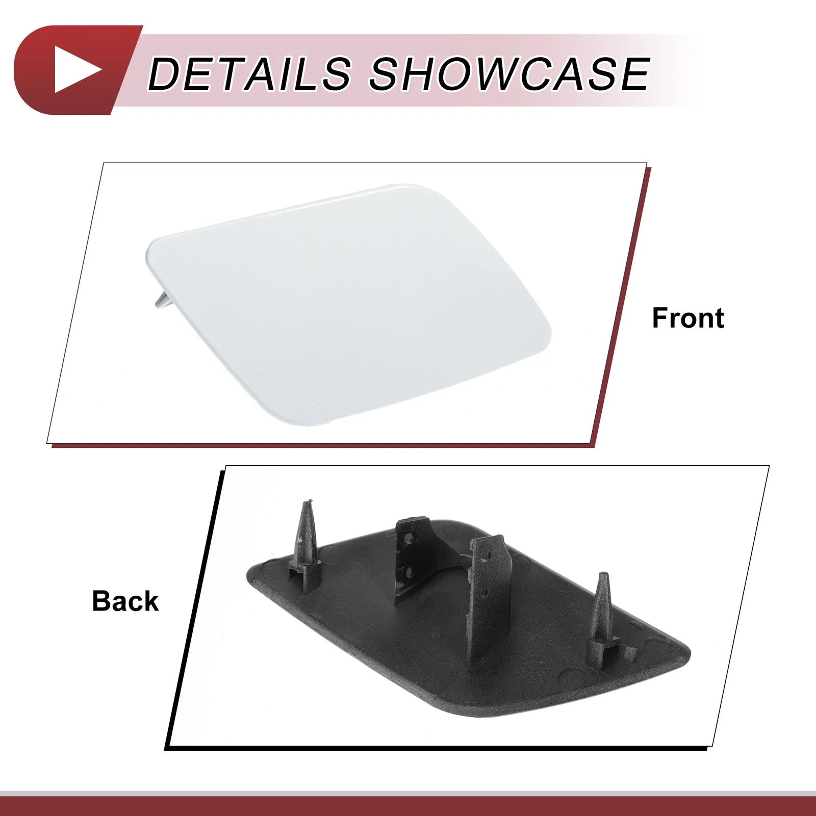 Washer Nozzle Cover Cap for Audi A6 (2005–2008) No. 4F0955276 White