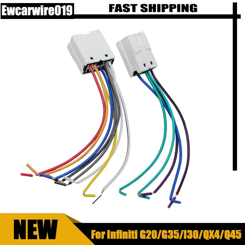 Stereo Radio Wiring Harness Adapter Plug for Infiniti G35 (2003–2008)
