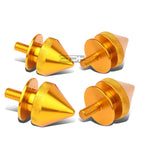 Spike Quick Release Fastener Set for Orange Car Bumper/Fender/Trunk/Hatch