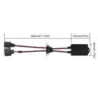 2X H13 LED Headlight Canbus Error Free Resistor Decoder for