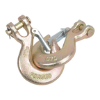 6X 3/8" Heavy Duty Forged Steel Clevis Slip Hook w/Safety Latch for G70