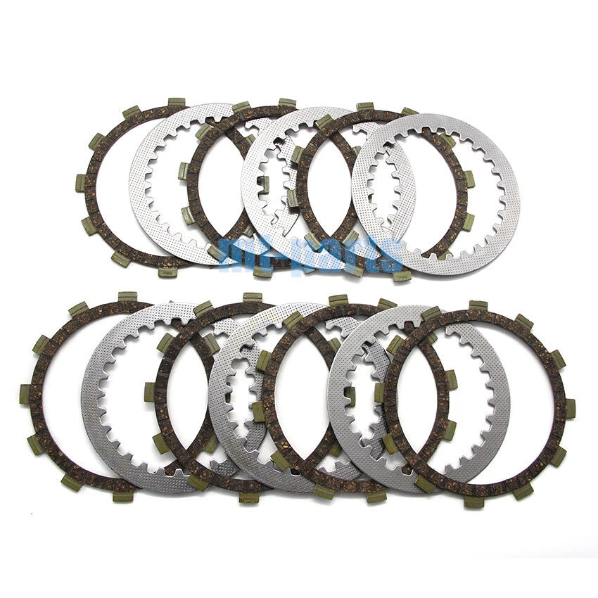 Clutch Friction Disc Plate Kit for Yamaha YFM400F Big Bear 400 (2000–2012)