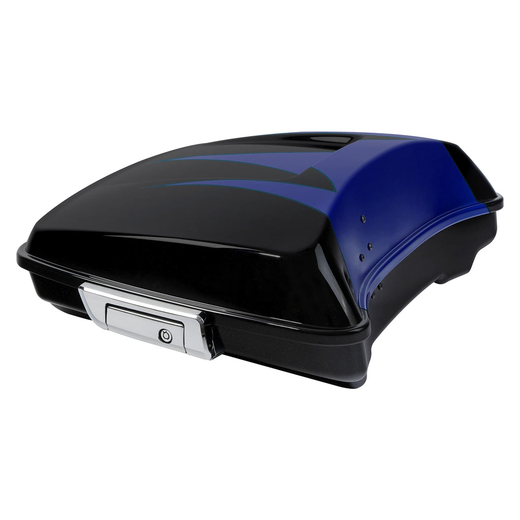 Razor Trunk for Harley Touring (2014–2025) Candy Cobalt/Indigo Ink
