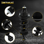 Set of 2 Rear Complete Struts with Coil Springs for Honda Civic