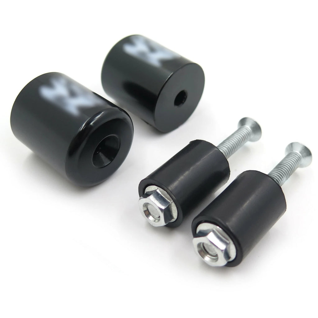 Black Hand Bar End for Suzuki GSXR600 (1992–2014), GSXR750 (1996–2014), GSXR1000 (2001–2014) Rubber