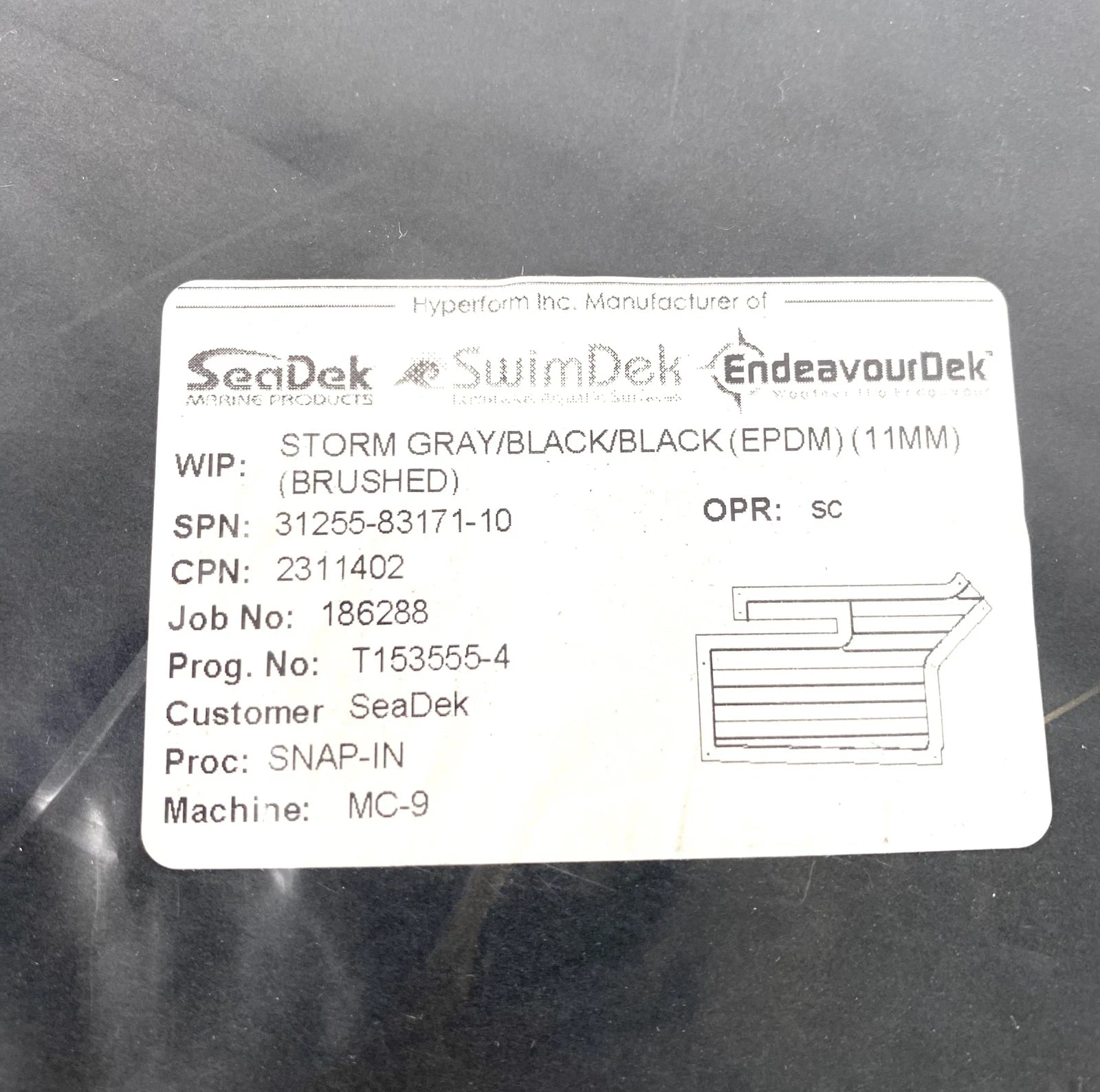 SeaDek Marine Deck Mat for Sea Ray 250 Sundancer (2010–2023) 31255-83171-10
