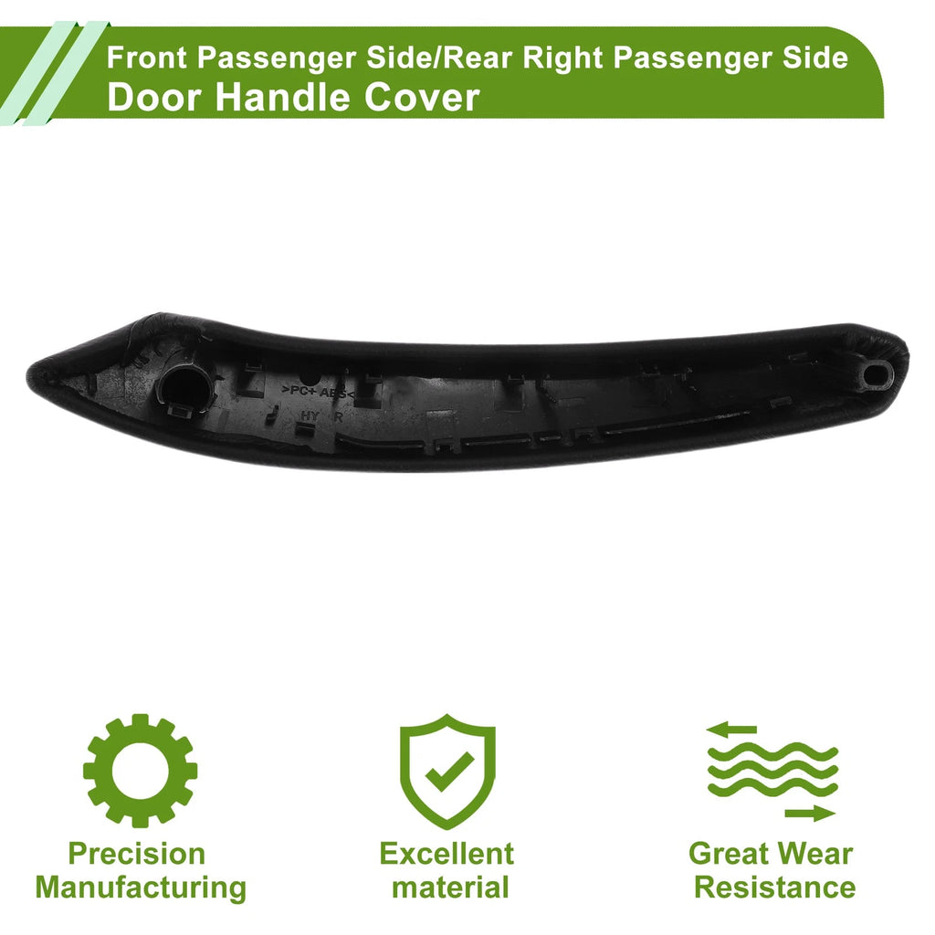 Door Panel Handle Pull Trim Cover for BMW X5 (2008–2013) No. 51416970236 Black