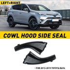 Set of 2 Fender Cowl Hood Side Seals for Toyota RAV4 (2013–2018)