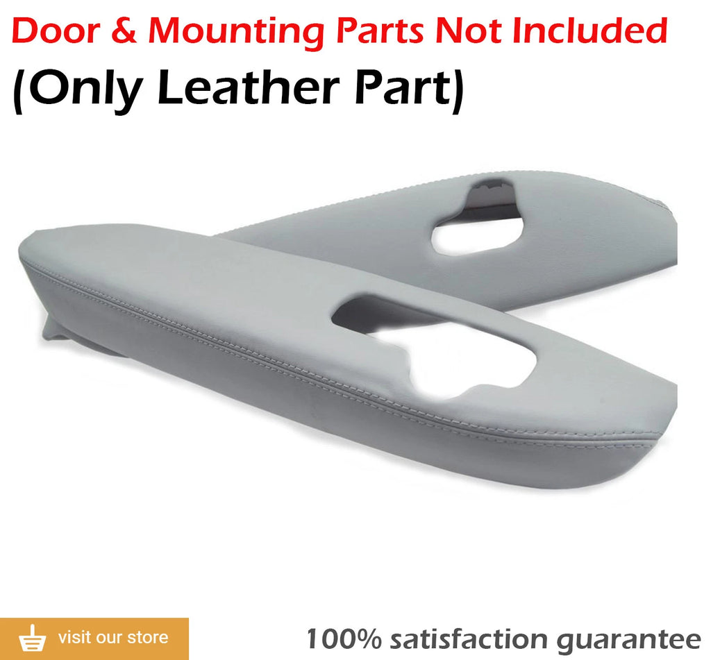 Leather Synthetic Door Panel Armrest Cover for Acura RL (2005–2012) Gray