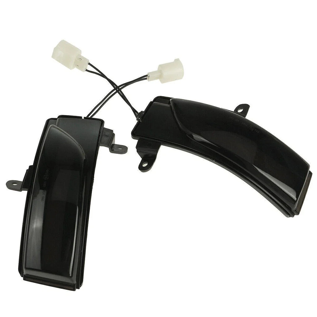 Smoked Switchback Sequential Flash Side Mirror Turn Signal Lights for Subaru