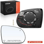 Passenger Power Mirror Glass with Blind Spot for Jeep Cherokee (2014–2023)