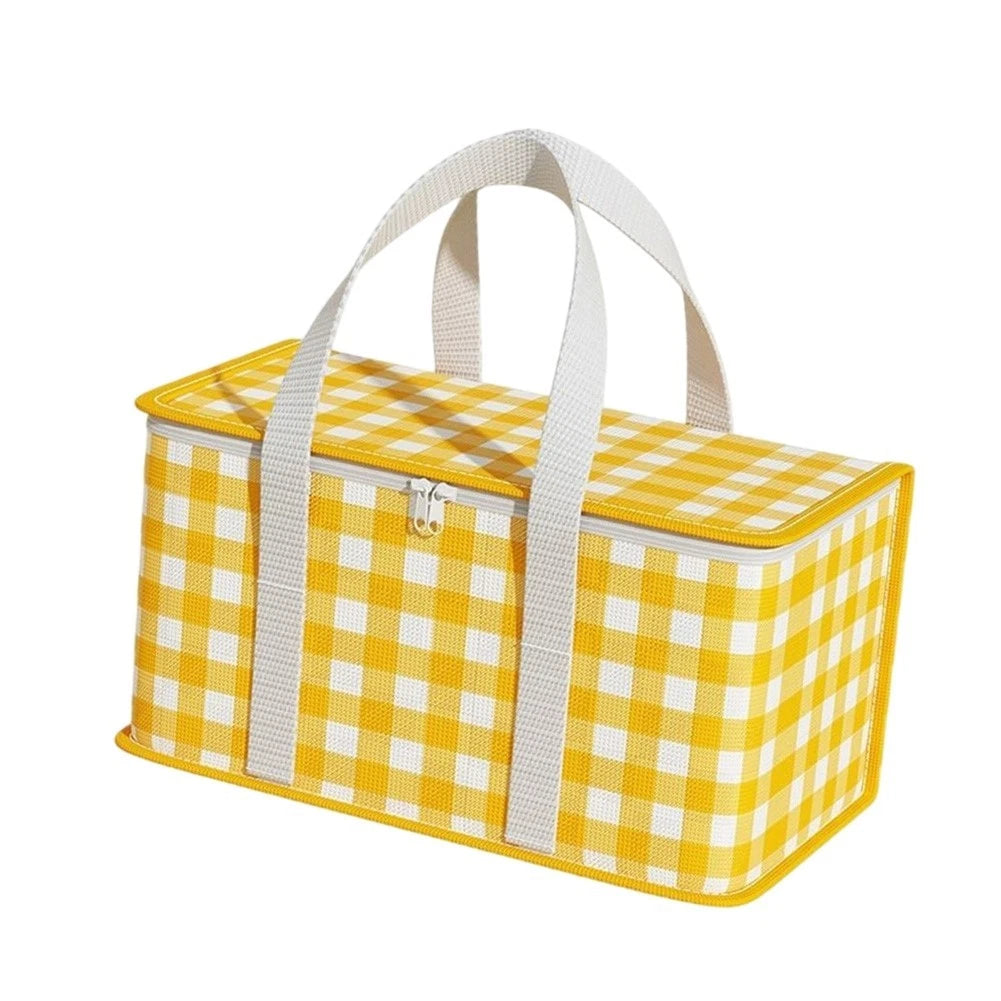 Insulated Picnic Basket for Outdoor Activities (35x20x20cm)