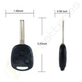 Keyless Entry Remote Car Key Fob for Lexus RX400h (2006–2009) HYQ12BBT