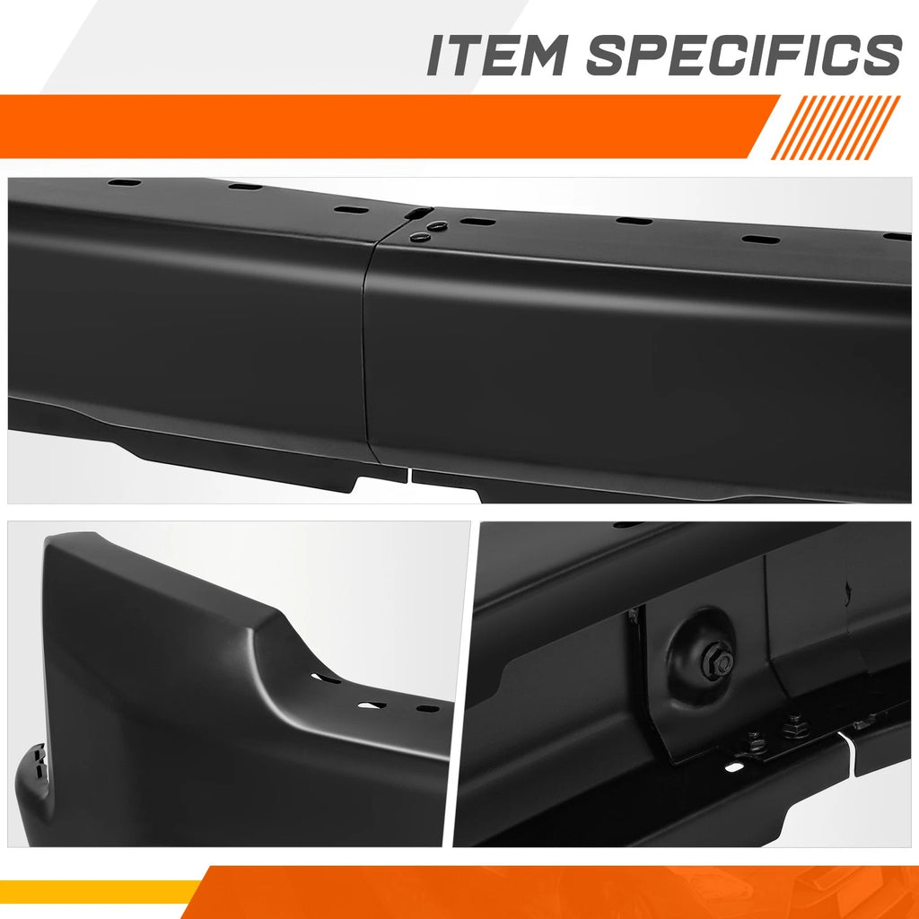 Front Bumper Face Bar for Chevy Silverado 1500 LTD (2019–2022) Black