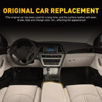 Console Lid Armrest Cover Skin for Hyundai Sonata (2015–2019) Beige Leather