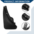 Set of 4 Mud Flaps Splash Guards for Mercedes-Benz C Class (2007–2011)