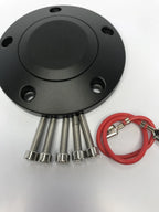 14 Inch Billet Aluminum Steering Wheel with Horn Button for Universal Fit (All)