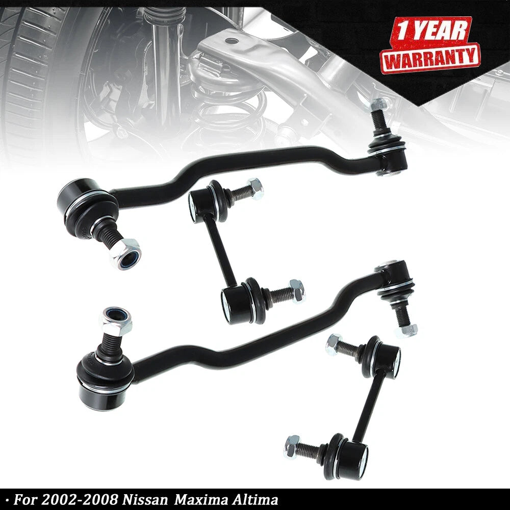Set of 4 Sway Bar End Links for Nissan Maxima Altima (2002–2008)