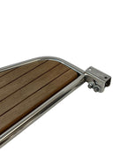 Cabin Step Down Bracket & Teak Step for Scout (22 5/8in x 9 5/8in)