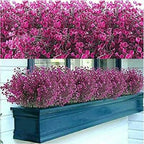 Faux Plastic Flowers for Garden Enhancement (UV Resistant)