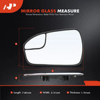 Driver Power Mirror Glass with Spotter & Heated for Ford Fusion