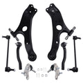 6pcs Front Lower Control Arm Ball Joints Tie Rod For 2011 - 2020 Toyota Sienna