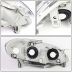Pair Chrome Housing Amber Corner Headlight for Toyota Corolla (2003–2008)