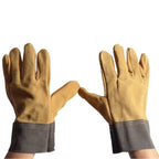 Cowhide Welding Gloves for MIG TIG Welding (Flame Retardant, Heat Resistant)