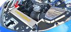 Carbon Fiber Front Header Plate w Yellow Vinyl Inlay for 2016-2019 Camaro