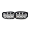 Honeycombe Style Front Bumper Grill Mesh Grille Trim for BMW 1 Series (2011–2014)