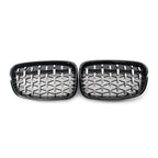 Honeycombe Style Front Bumper Grill Mesh Grille Trim for BMW 1 Series (2011–2014)