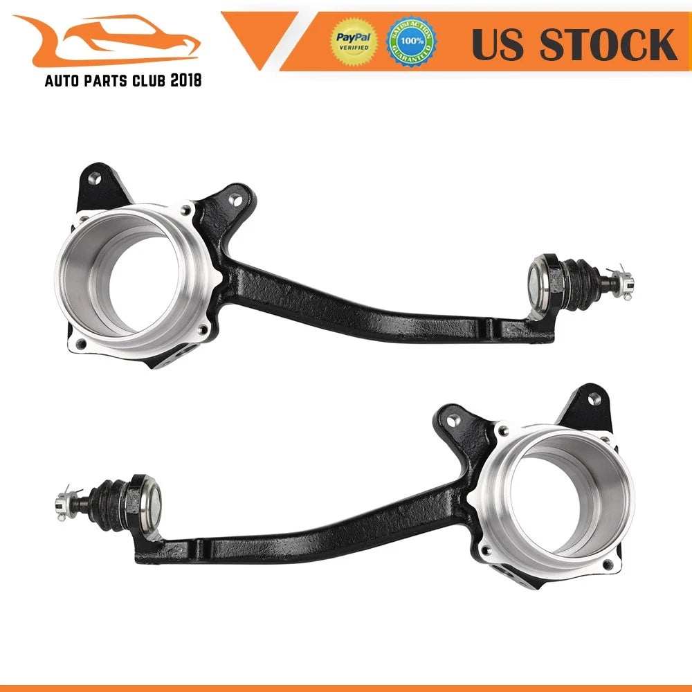 2X Front Steering Knuckle for Toyota Tacoma 1995–2004, 4Runner 1995–2002