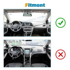 Non-Slip Dashboard Mat Cover Polyester for Hyundai Sonata 2015-2019