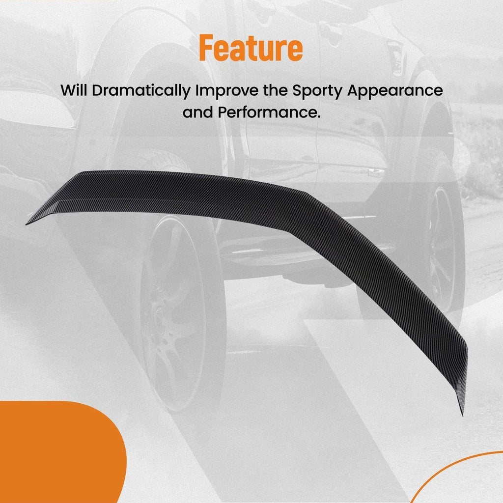 Carbon Look Trunk Spoiler for Cadillac ATS Sedan (2013–2018) V Style