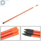 Set of 25 Reflective Driveway Markers 48" Snow Stakes 5/16" Diameter
