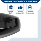 Exterior Door Handle Cover Trim for BMW X1 X2 X5 F15 X6 F16 (2014–2019) Blue ABS