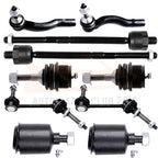 Set of 10 Front Sway Bars, Ball Joints, Tie Rod Ends for Mercury Marauder (2003–2004)