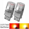 2X AUXITO 3157 Red LED Bulb for Nissan Pathfinder (2005–2012) Brake Tail Light