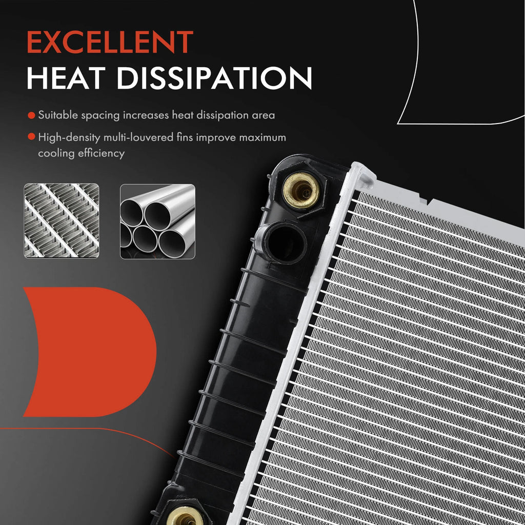 Radiator with Trans Oil Cooler for Chevrolet S10, GMC S15 Jimmy (1988–1993)
