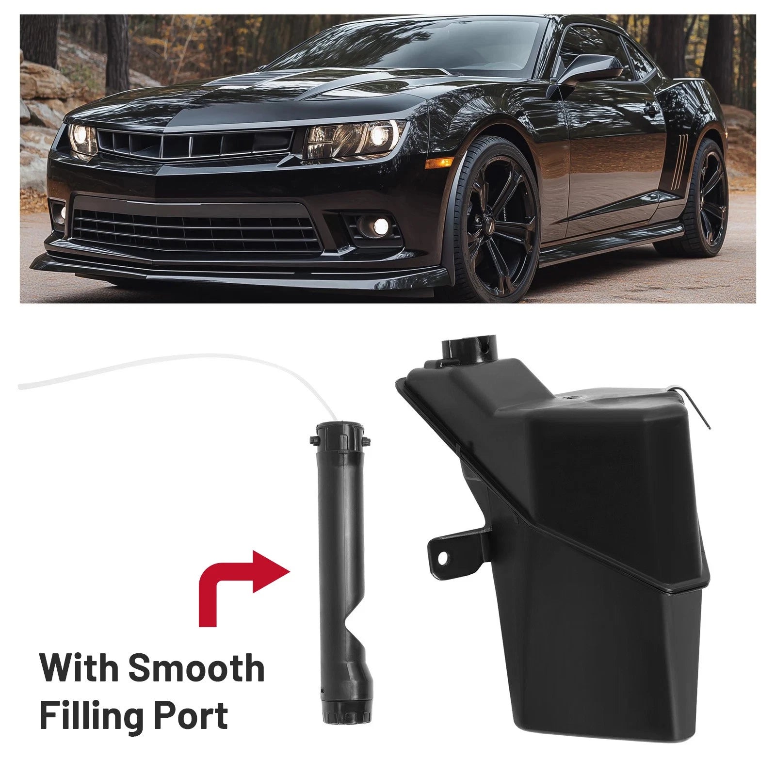 Radiator Coolant Reservoir Expansion Tank for Chevrolet Camaro (2010–2015)