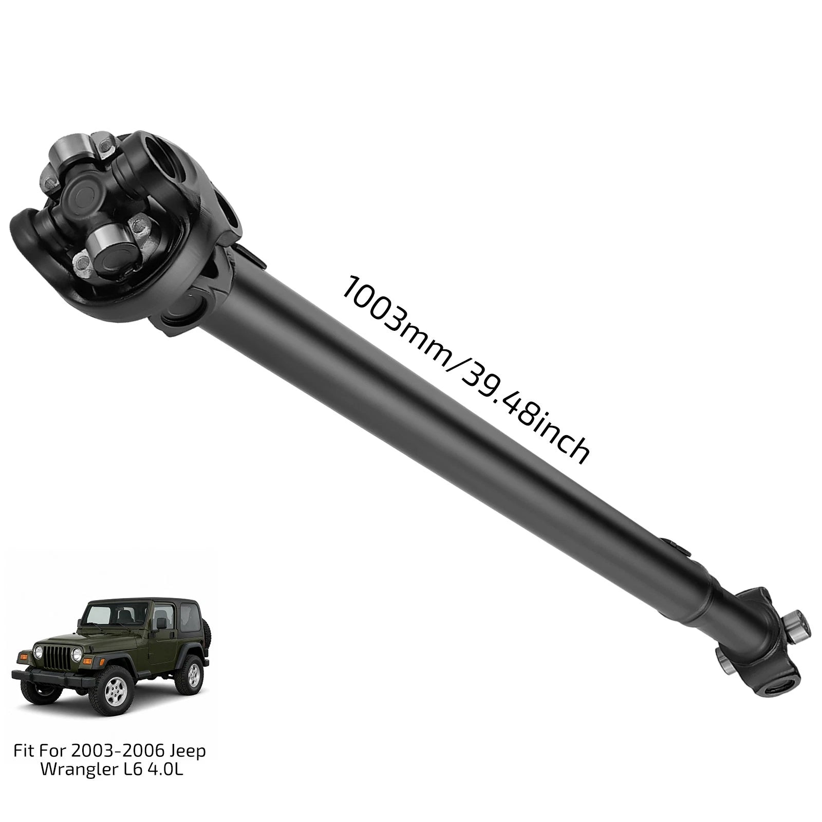 Front Drive Shaft Assembly for Jeep Wrangler (2003–2006) 4.0L L6 4WD 938-134