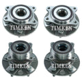 Front & Rear Wheel Bearing & Hub Assembly Kit for Lexus LS460 LS600h (2007–2017)
