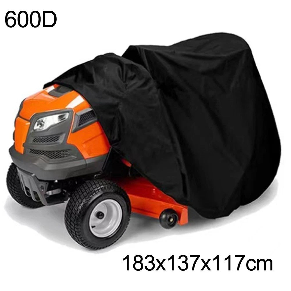 Lawn Mower Cover 600D Oxford Cloth Waterproof Dustproof 183x137x117