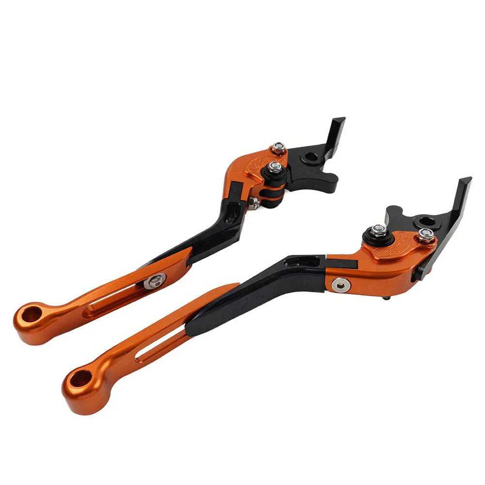 Orange Extendable Brake Clutch Levers for Honda CB599 CB600 CB919 (98-06)