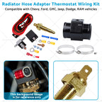 Electric Fan Thermostat Kit 180°F for