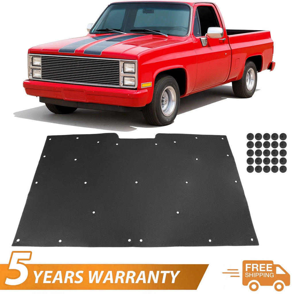Hood Insulation Pad with Clips for Chevrolet GMC Pickup Truck (1981–1991)