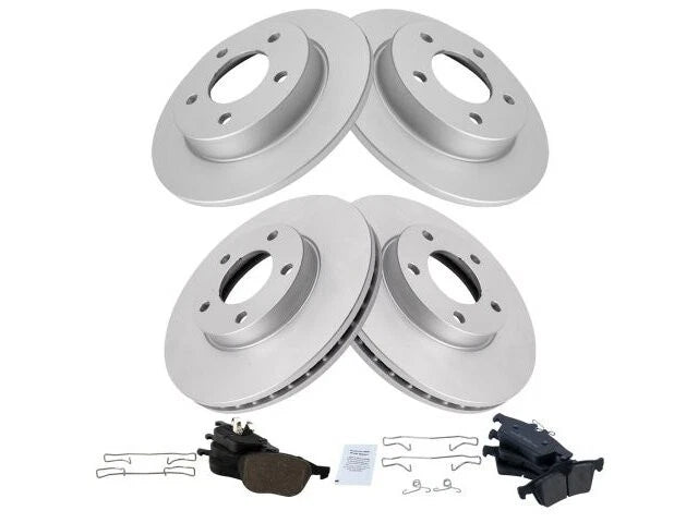 Front and Rear Brake Pad and Rotor Kit for Mazda 3 (2006–2013) MS368XD