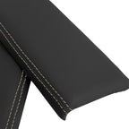 Leather Console Armrest Cover for Mazda CX-9 (2010–2015) Beige Stitch